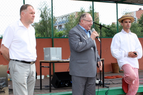 Olimpiadę Przedszkolaka, która miała miejsce na skateparku na os. Perspektywa otworzył Prezydent Łomży Mieczysław Czerniawski