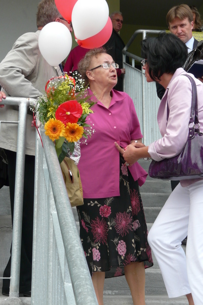 Pani Teresa Stypuła, żona senatora Jana Stypuły - pomysłodawcy igrzysk