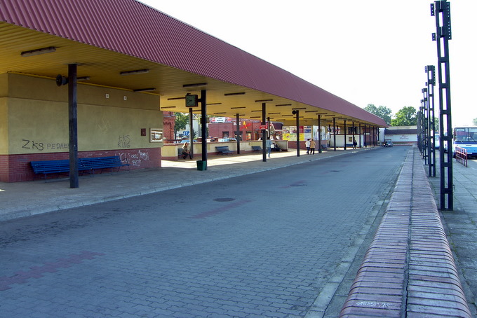 teren dworca PKS w Łomży