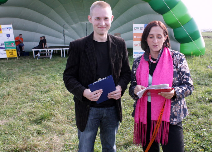 prowadzący, Maciej Sikorski i Ewa Zawłocka 