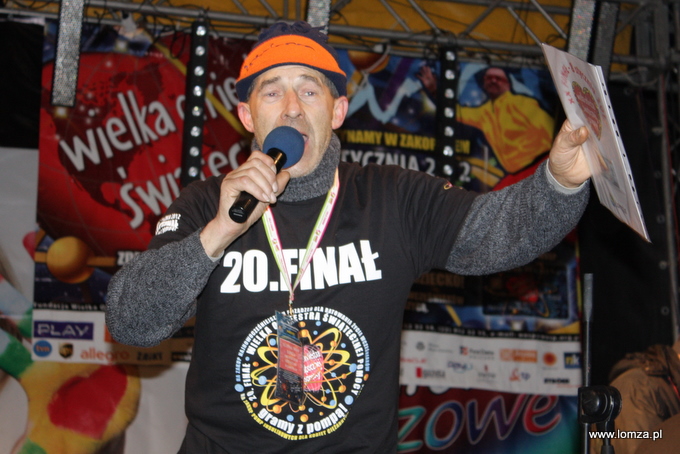 szef łomżyńskiego sztabu WOŚP, Krzysztof Pyczot