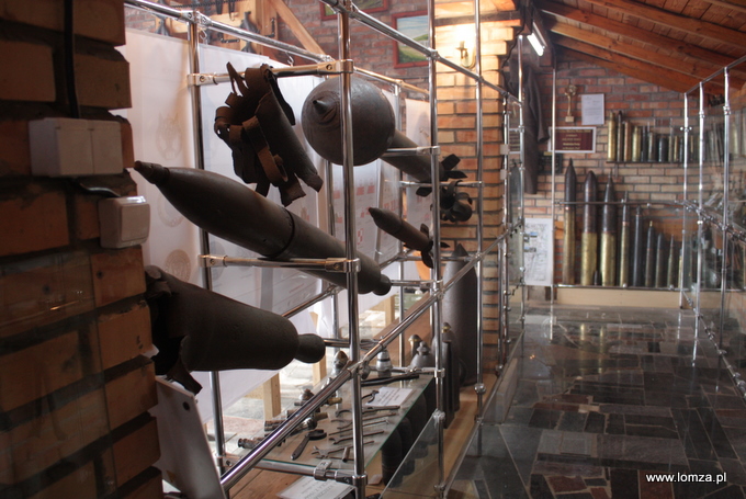 Eksponaty Muzeum Fortecznego robiły wrażenie