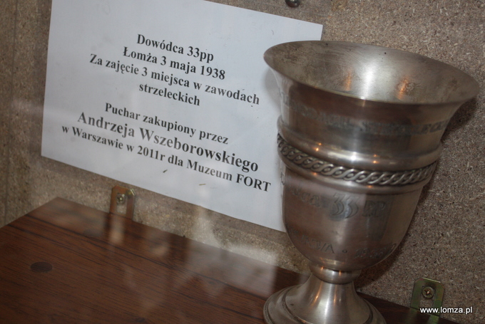 Unikalny puchar z 1938r. w zasobach Muzeum Fortecznego