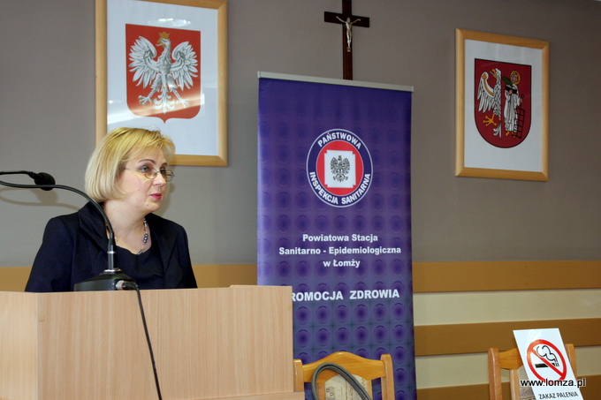 Państwowy Powiatowy Inspektor Sanitarny w Łomży lek. med. Agnieszka Grzeszczuk