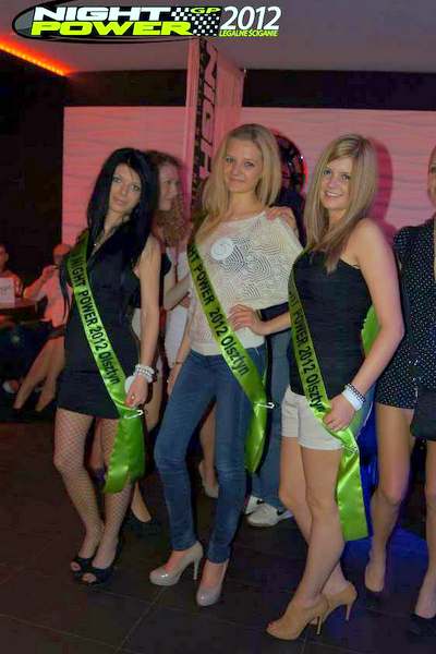 wybory Night Power Girl podczas Befor Party w Olsztynie