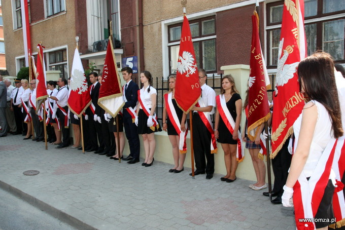 poczty sztandarowe przy ul. Nowogrodzkiej