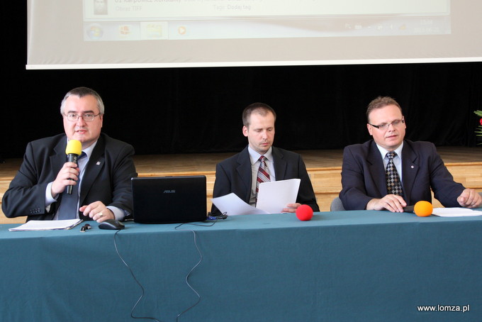 mgr Piotr Łapiński, dr Marcin Zwolski i dr Krzysztof Sychowicz