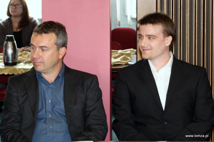 laureat Jan Paweł Ramatowski ze swoim promotorem dr inż. arch. Marcinem Górskim