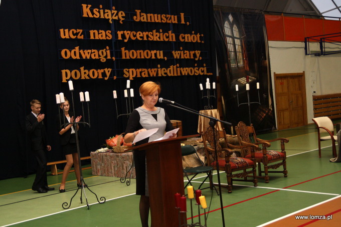 gości powitała dyr. PG 8 Halina Dąbrowska