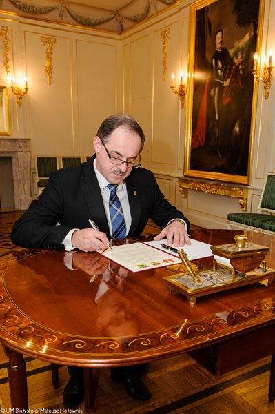 Prezydent Suwałk Czesław Renkiewicz