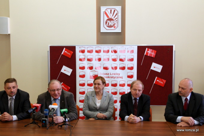 konferencja prasowa w siedzibie ZNP w Łomży