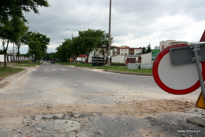 ul. Przykoszarowa - odcinek nieremontowany