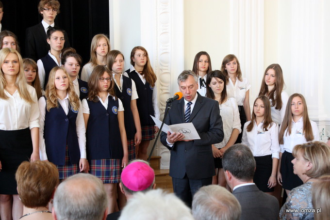 Gości powitał dyrektor placówki Jerzy Łuba