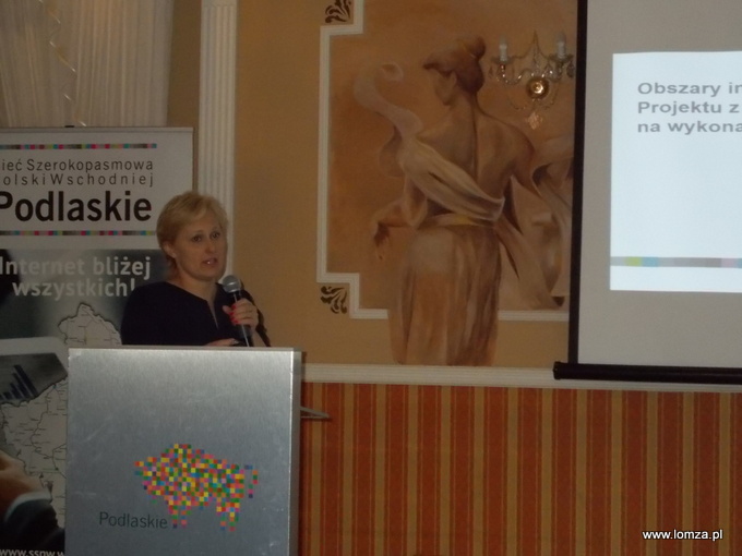 Dyrektor Departamentu Społeczeństwa Informacyjnego UMWP - Agnieszka Aleksiejczuk omówiła stan postępujących prac w projekcie