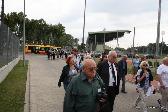 Uczestnicy odwiedzili m.in. stadion miejski przy ul. Zjazd