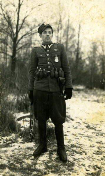 por. Zdzisław Witkowski ps. "Płomień", foto 1947 r.