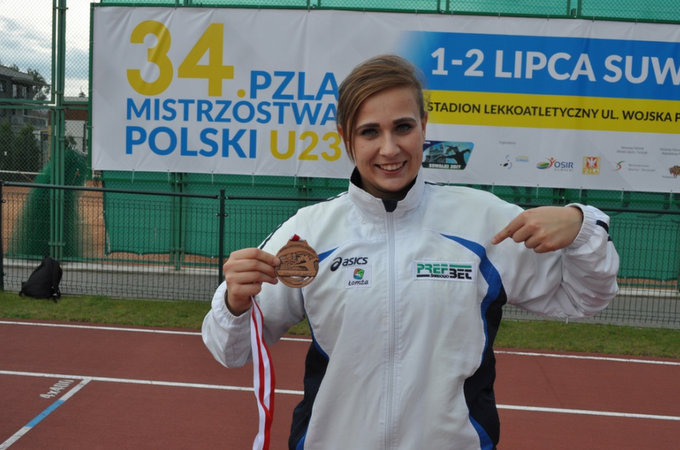 Beata Trzonkowska z brązowym medalem