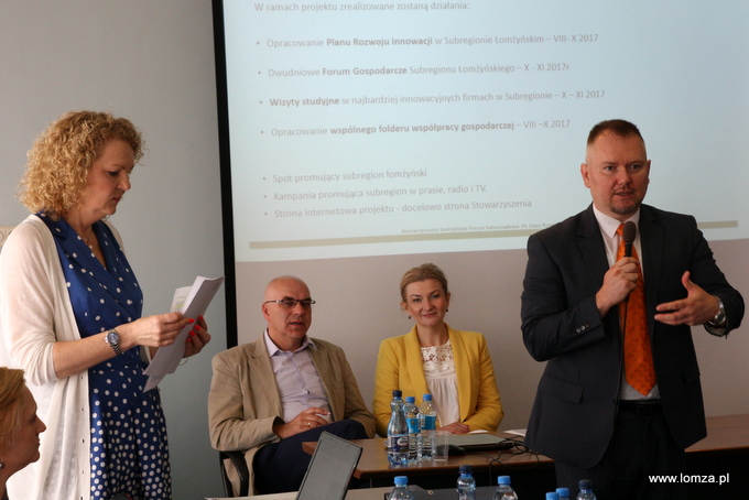projekt został omówiony podczas posiedzenia Łomżyńskiego Forum Samorządowego