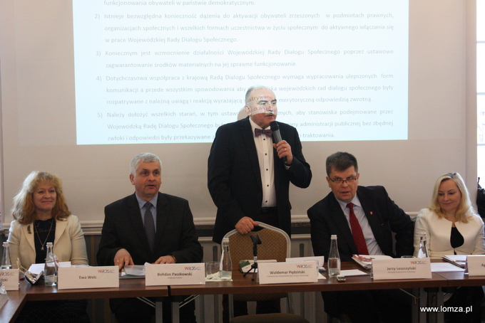 Spotkanie poprowadził przewodniczący WRDS dr Waldemar Pędziński.