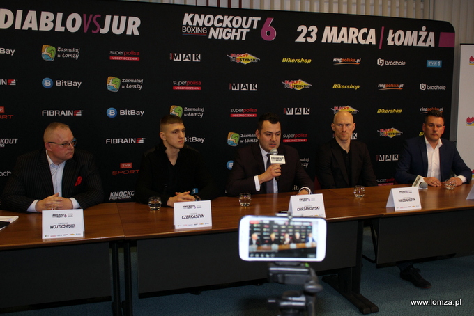 konferencja prasowa przed galą Knockout Boxing Night 6