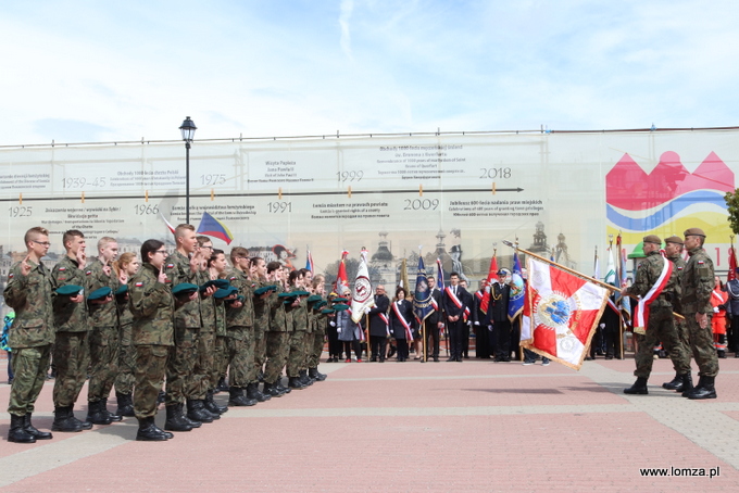 Przyrzeczenie Strzeleckie uroczyście złożyli nowoprzyjęci członkowie Jednostki Strzeleckiej 1012 im. 33 Pułku Piechoty Ziemi Łomżyńskiej
