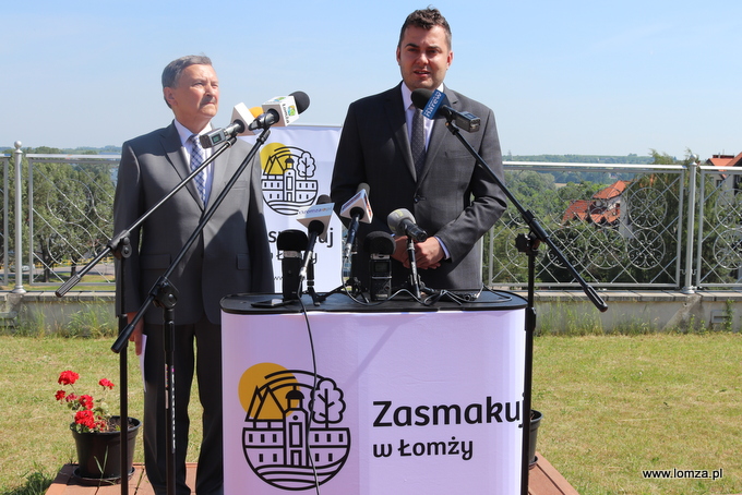 program Dni Łomży przedstawili przewodniczący Rady Miejskiej Jan Olszewski oraz prezydent Mariusz Chrzanowski