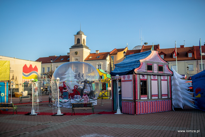 mikołajkowa instalacja na Starym Rynku