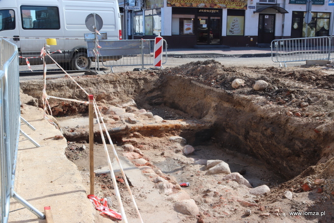 prace archeologiczne na ul. Giełczyńskiej