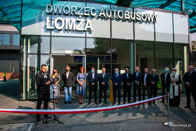 otwarcie Centrum Przesiadkowo - Komunikacyjnego w Łomży