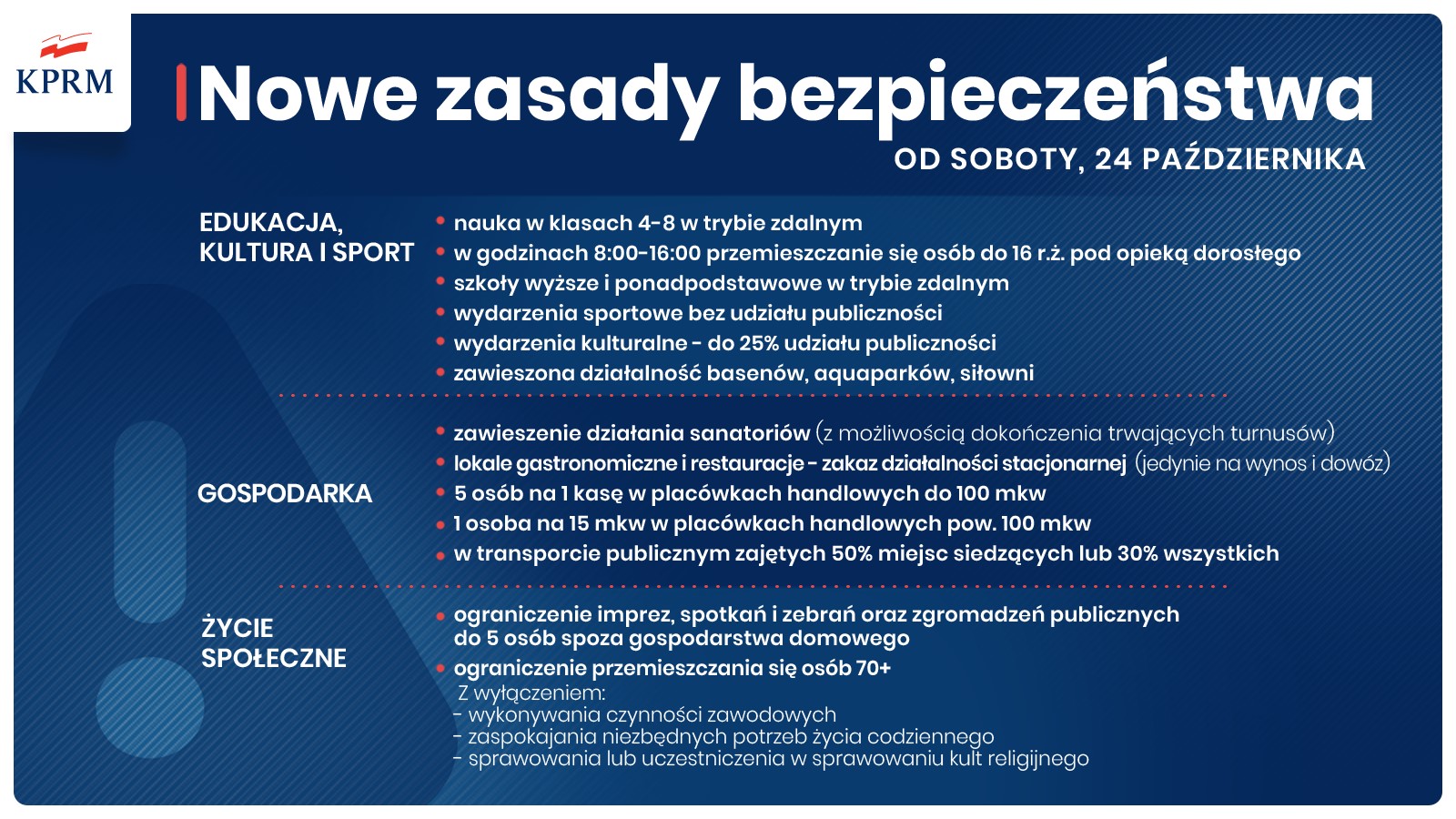 nowe zasady bezpieczeństwa