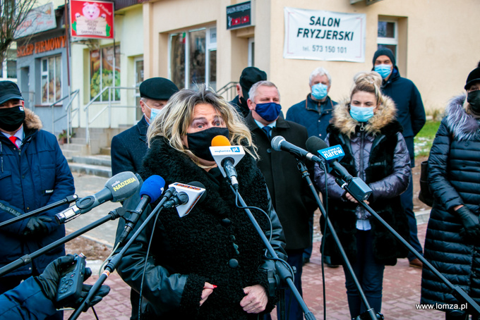 przewodnicząca Rady Miejskiej Łomży Alicja Konopka