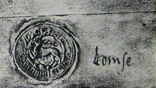 Herb Łomży z XVI w