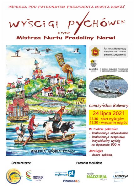 Wyścigi pychówek o tytuł Mistrza Nurtu Pradoliny Narwi - 2021