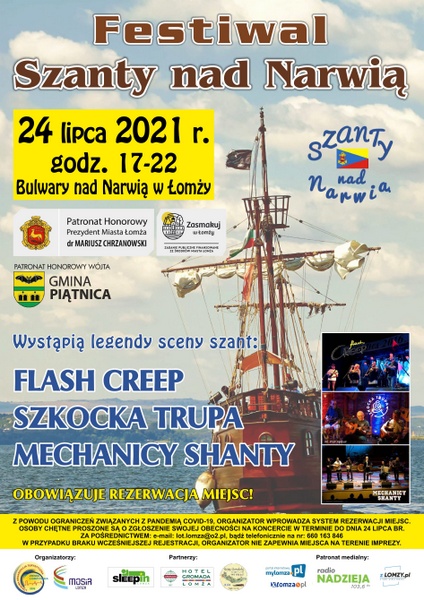 II edycja festiwalu "Szanty nad Narwią"