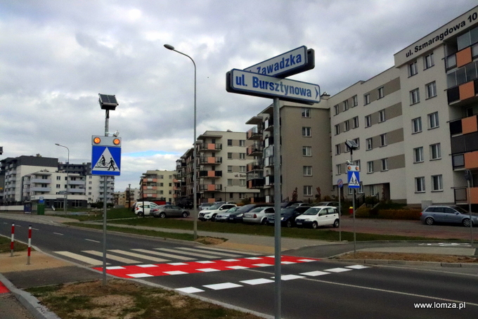 przejście dla pieszych na ul. Zawadzkiej