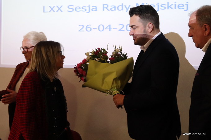 podziękowania Alicji Konopce przekazał m.in. prezydent Mariusz Chrzanowski