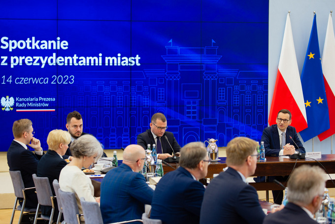 Spotkanie samorządowców z premierem Mateuszem Morawieckim