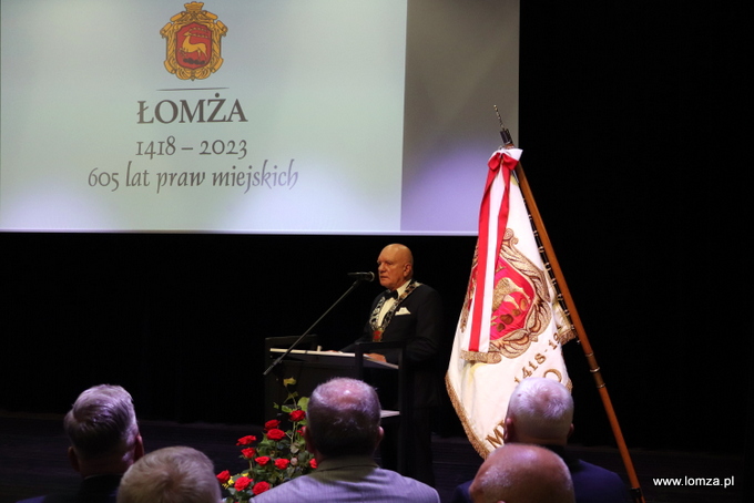 Przewodniczący Rady Miejskiej Łomży Wiesław Grzymała