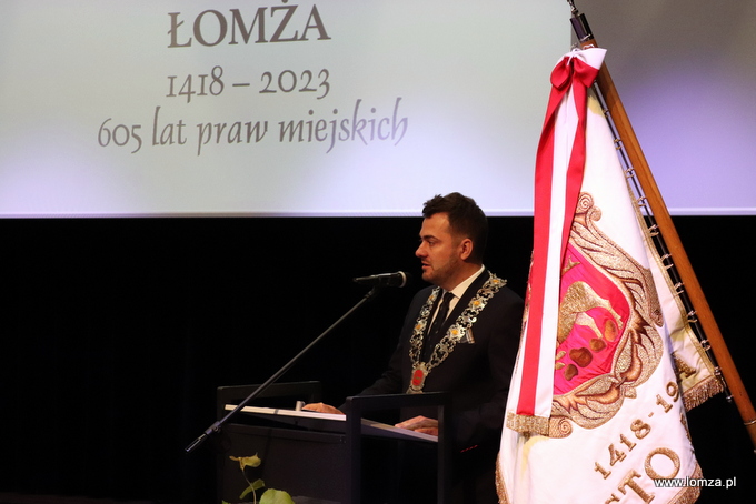 Prezydent Łomży Mariusz Chrzanowski
