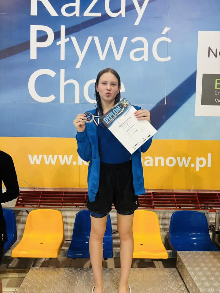 zdobywczyni srebrnego medalu Kornelia Szerszun (fot. UKS Butterfly)