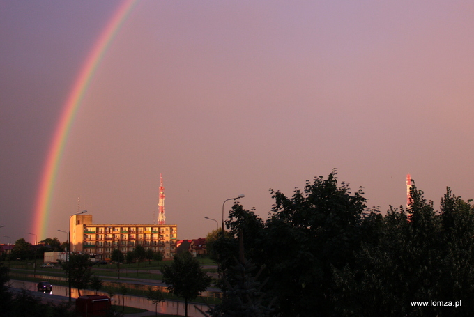 Tęcza nad Łomżą...