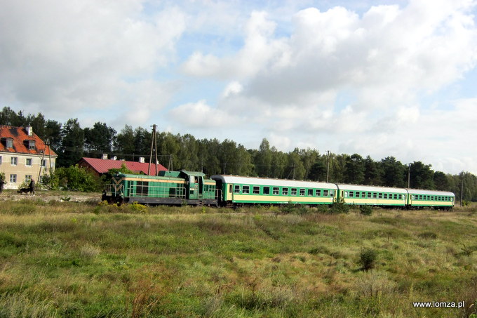 Pociąg osobowy w Łomży