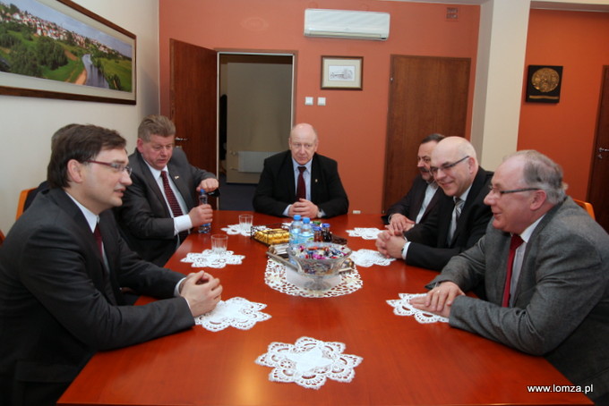 Prezydent Łomży spotkał się z Zbigniewem Ziobro