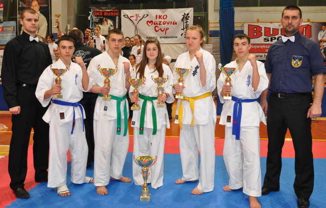 Dobre występy łomżyńskich karateków na Mazovia Cup