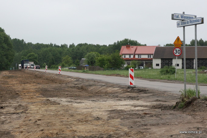 Szosa do Mężenina będzie zamknięta