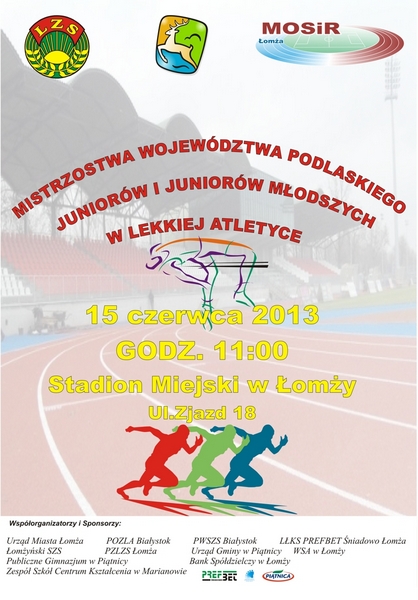 Lekkoatletyczne mistrzostwa na łomżyńskim stadionie