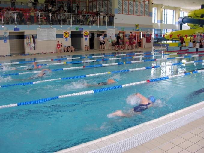 Mistrzostwa podlaskiego w pływaniu w Łomży