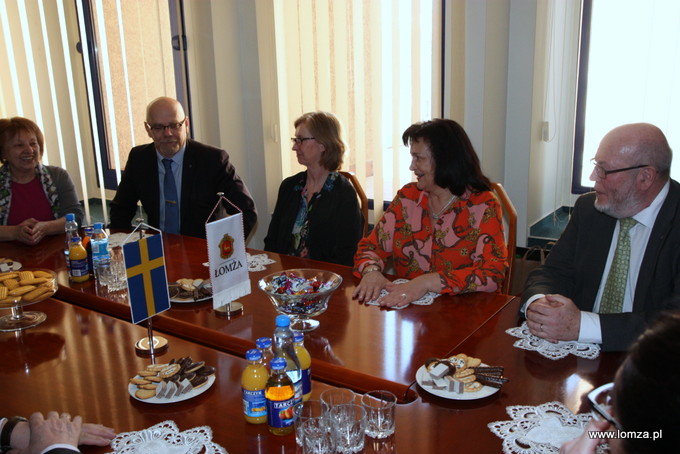 Szkolnictwo i gospodarka celem wizyty Szwedów w Łomży