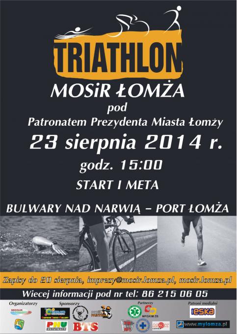 Już tylko 2 dni do pierwszych zawodów TRIATHLON MOSiR ŁOMŻA