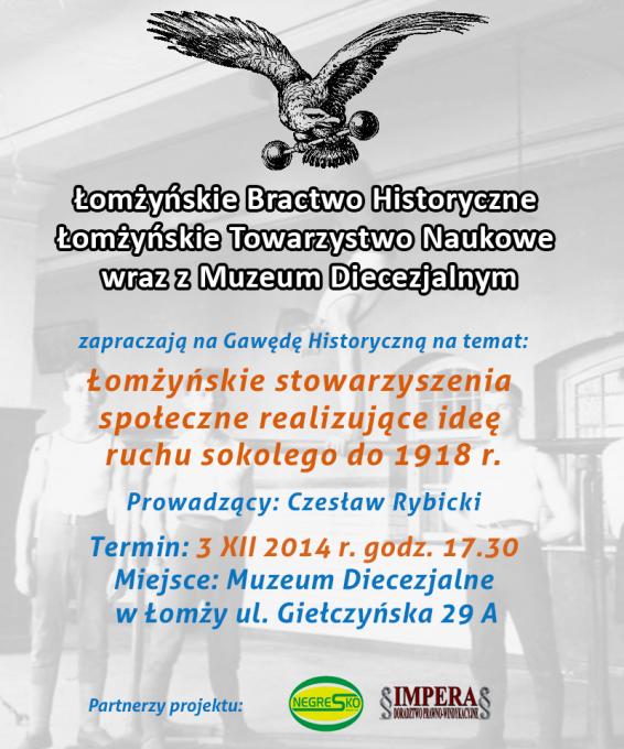 Zaproszenie na Gawędę Historyczną